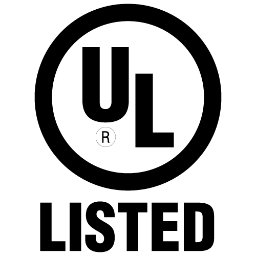 UL Listed fire rating UL Listed fire rating